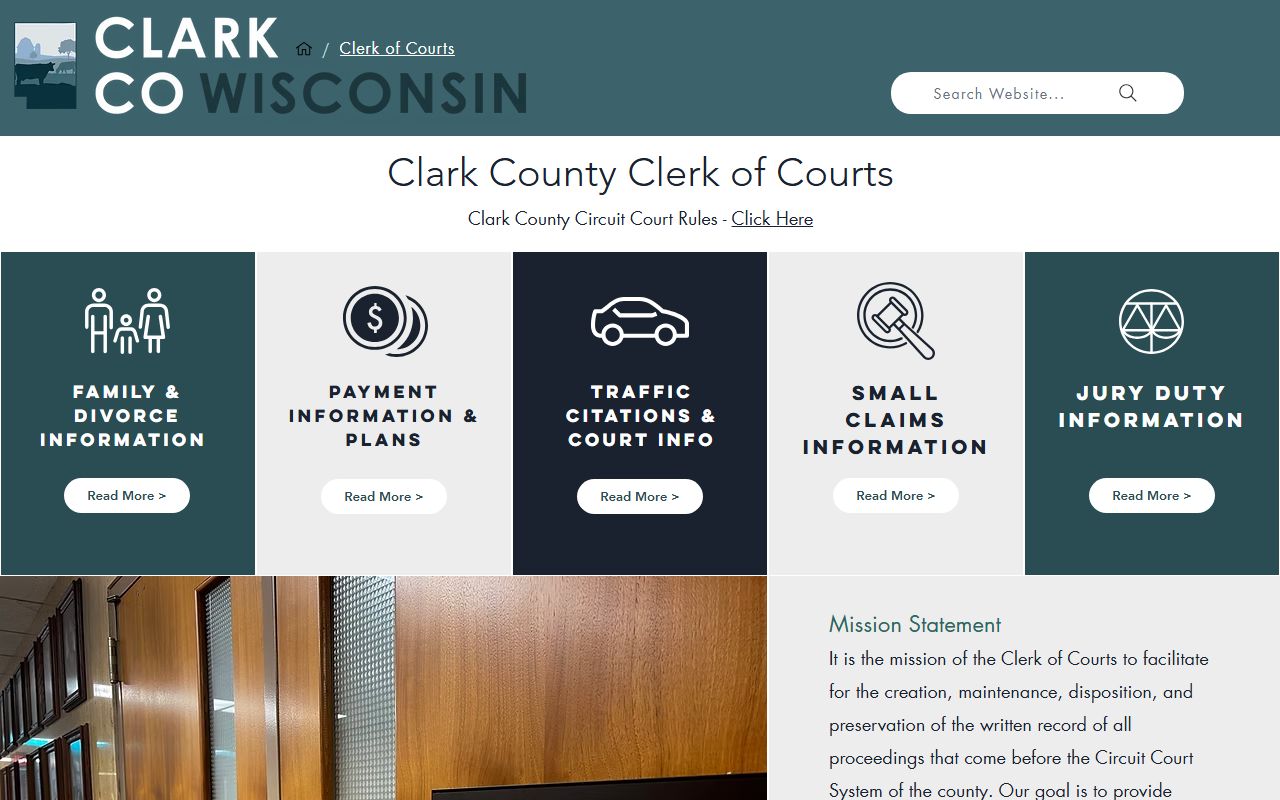 Clark County Court Docket Clerk of Courts office image