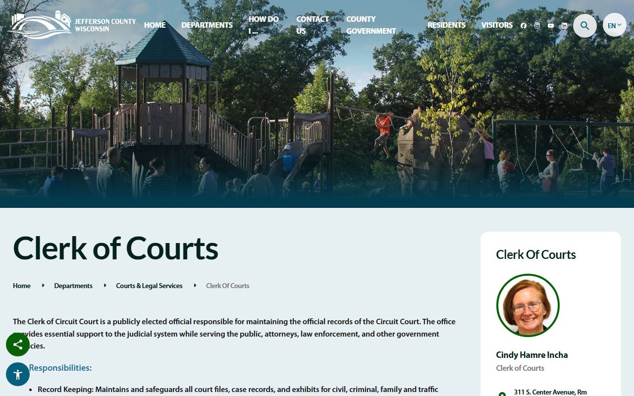 Jefferson County Court Docket clerk of courts image